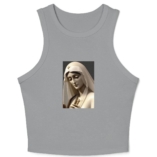 Virgin Mary Crop Tank Top