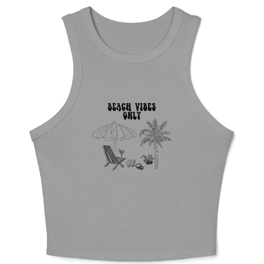 Seaside Serenity: Embracing Beach Vibes Crop Tank Top