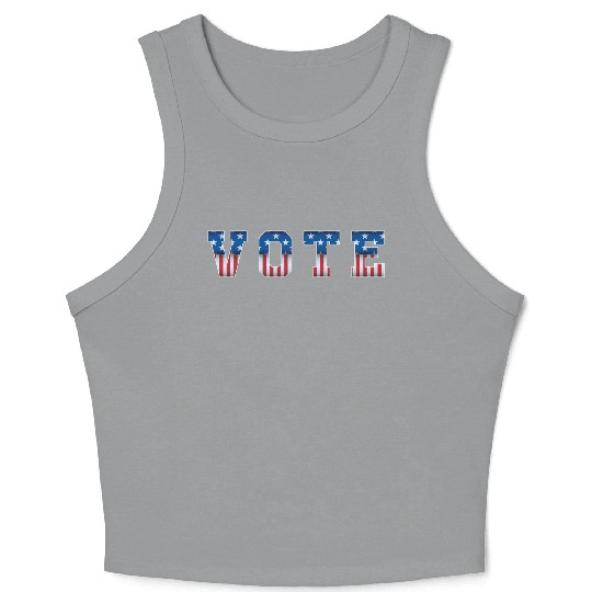 American Election - Vote Crop Tank Top