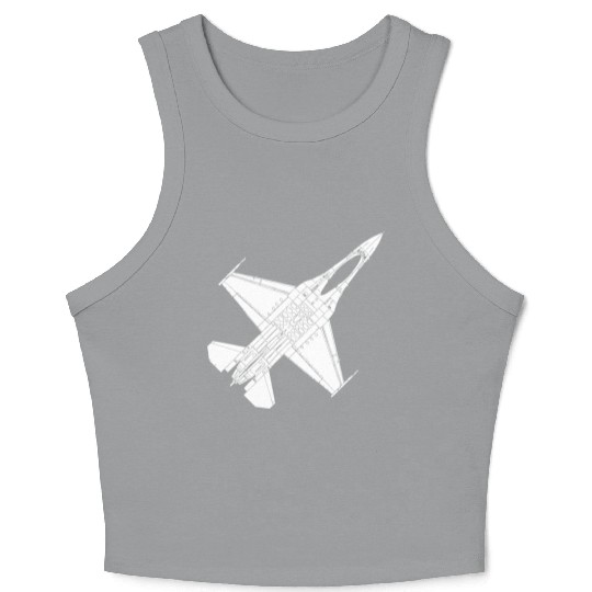 JASDF Mitsubishi F 2 Crop Tank Top