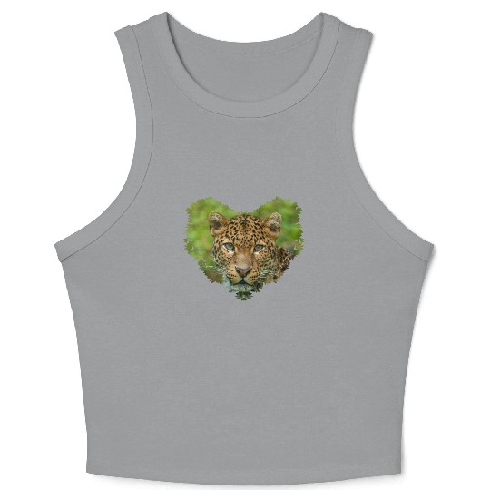 Jaguar s Intensity Heart Crop Tank Top