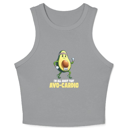 All About That Avo-Cardio Fun Run Crop Tank Top