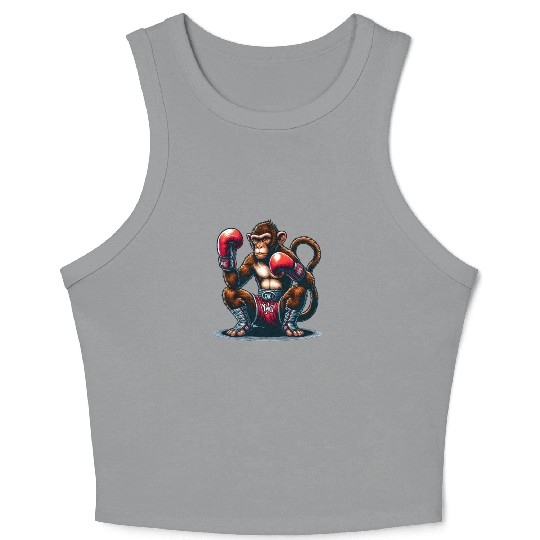 Muay Thai Monkey - Martial Arts Crop Tank Top
