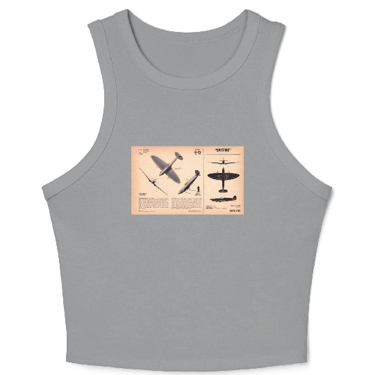 Spitfire Recognition Sheet Crop Tank Top