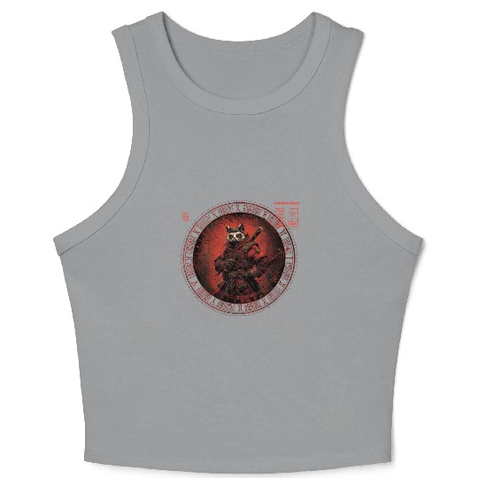 Boardgame Crop Tank Top, Game Angry Katta Rogue
