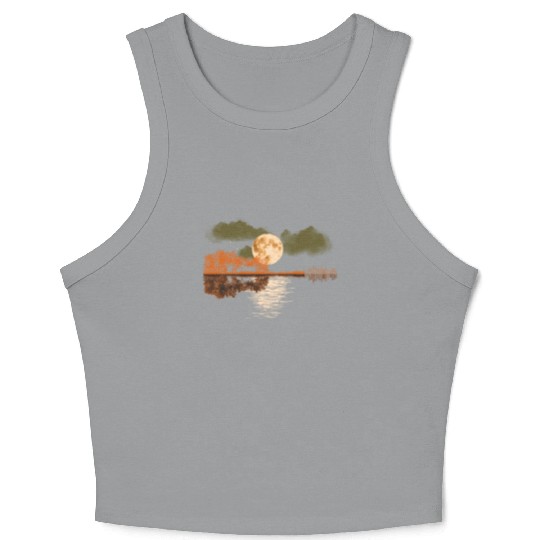 Guitars, Musician, Music Band, Guitarist, Artist, Crop Tank Top