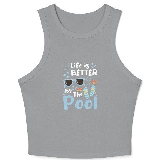 Pool Summer Pool Party Crop Tank Top
