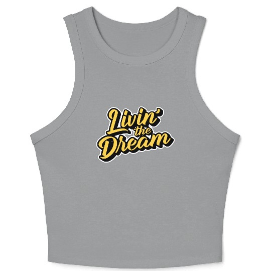 Livin' the Dream Crop Tank Top