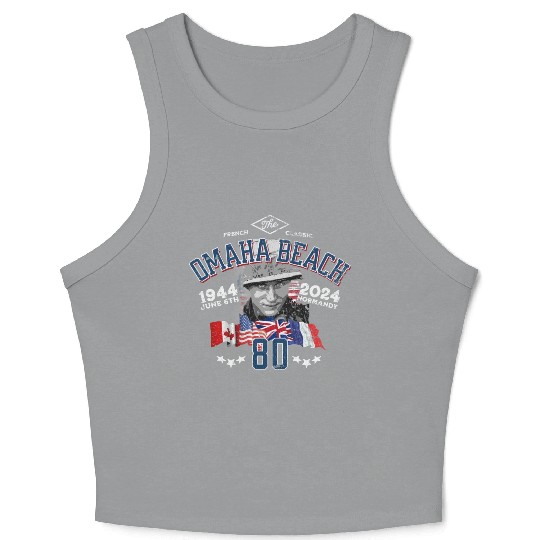 Omaha Beach D-DAY 80th Anniversary Heritage Crop Tank Top