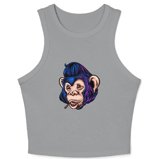 Monkey Hawk Crop Tank Top