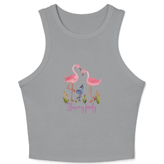 I LOVE MY FAMILY PRINTABLE Crop Tank Top