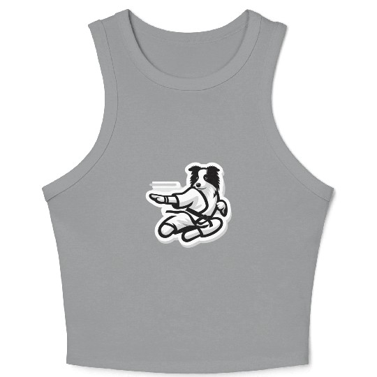 KungFu Dog I Crop Tank Top