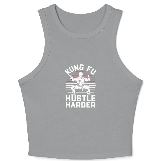Kung Fu Chinese Kung Fu Asian Kung Fu Self defense Crop Tank Top