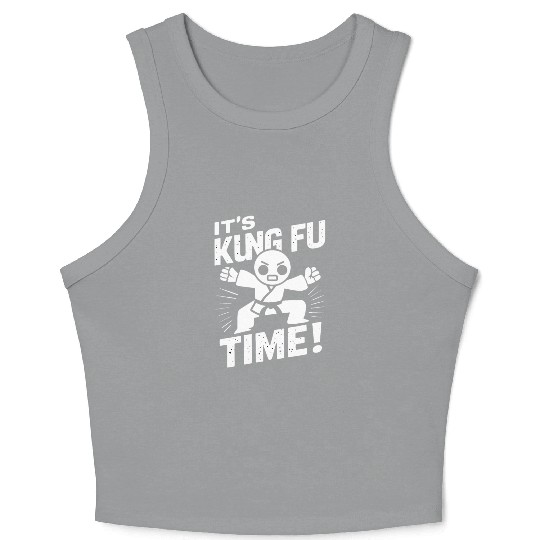 Kung Fu Chinese Kung Fu Asian Kung Fu Self defense Crop Tank Top