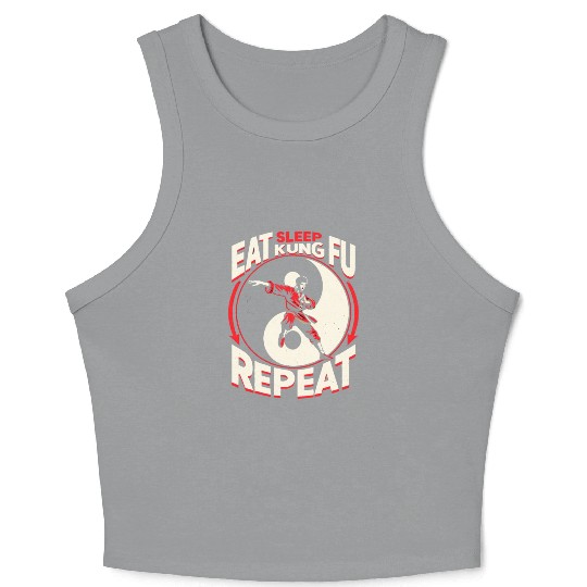 Kung Fu Chinese Kung Fu Asian Kung Fu Self defense Crop Tank Top