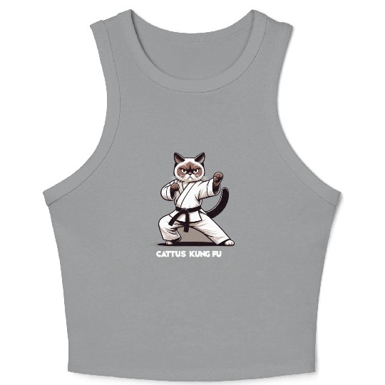 Kung Fu Chinese Kung Fu Asian Kung Fu Self defense Crop Tank Top
