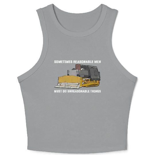 Killdozer Reasonable Men Crop Tank Top