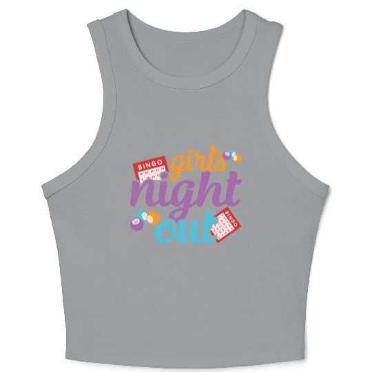 Girls Night Out Bingo Player Bingo Crop Tank Top