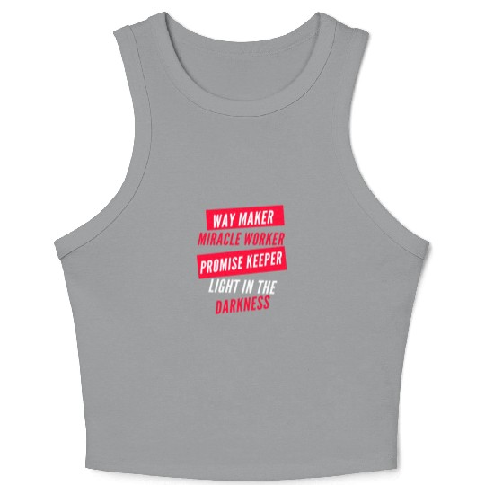 Way Maker Crop Tank Top