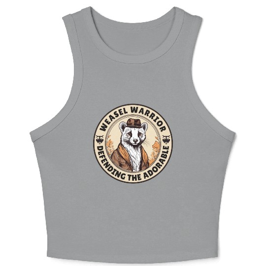 Weasel Warrior Crop Tank Top