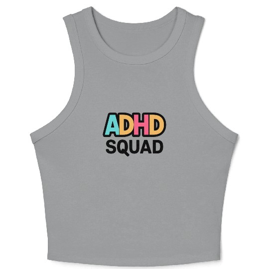 Embrace Neurodiversity Celebrate Adhd Awareness Crop Tank Top