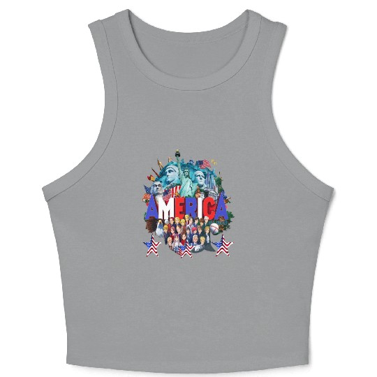 Liberty Legacy Crop Tank Top