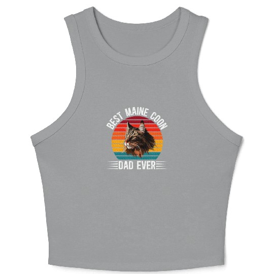Best Maine Dad Ever Maine Owner Maine Lover Crop Tank Top