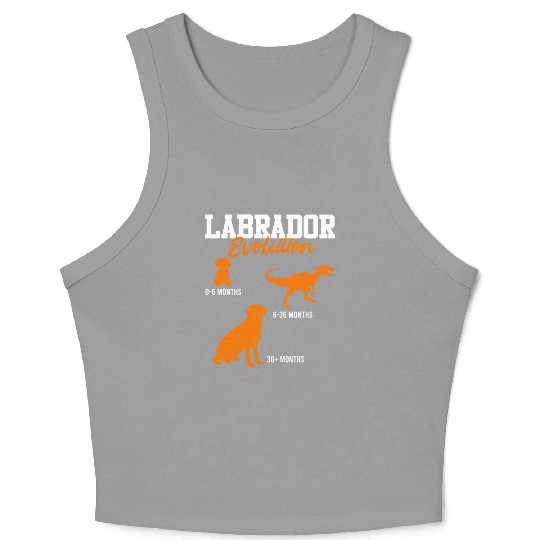 Labrador EVOLUTION Labrador Lover Labrador Crop Tank Top