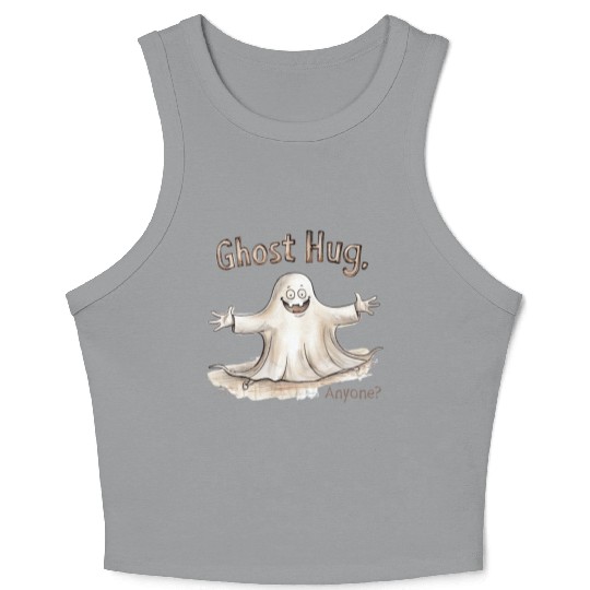 Ghost Hug, Anyone? Crop Tank Top