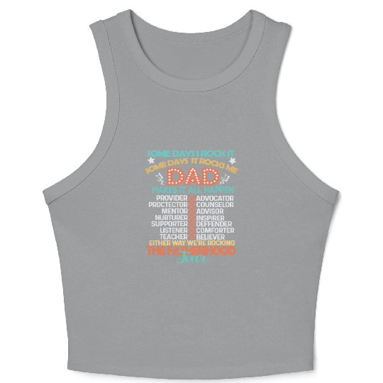 the fatherhood tour , father's day gifts ideas Crop Tank Top