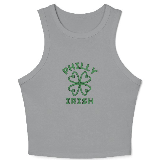 Philly Irish Philadelphia St.Patrick's Day Parad Crop Tank Top