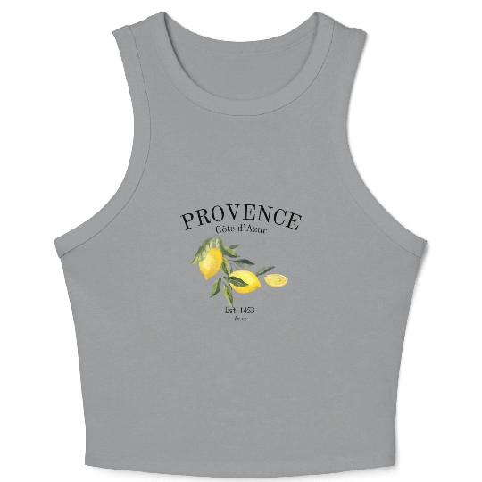 Provence - Côte d'Azur - France - Travel Crop Tank Top