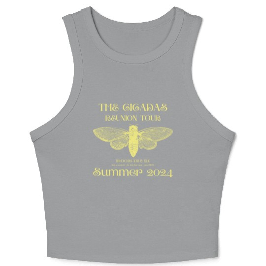 The Cicadas Reunion Summer 2024 Cicada Nature Love Crop Tank Top