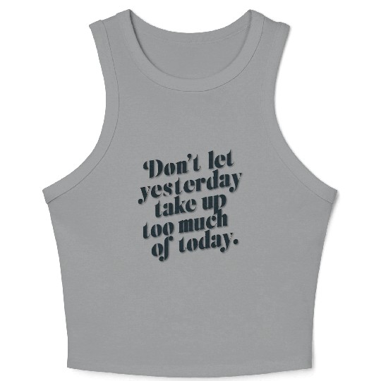 Never give up on your dreams Crop Tank Top