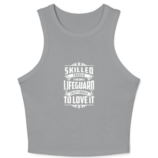 Lifeguard Outdoor Pool Sea Crop Tank Top