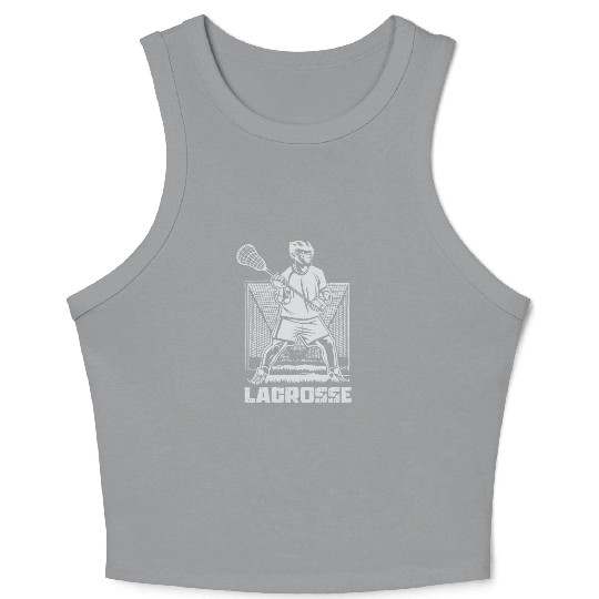 Lacrosse Game Gift Crop Tank Top