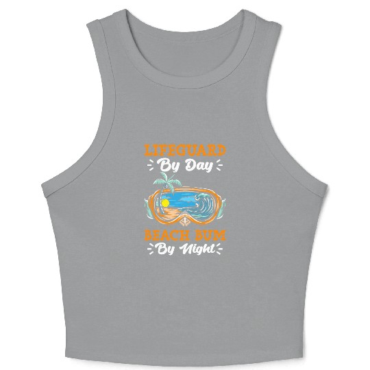 Lifeguard Swimmer Indoor Swimming Pool Rescue Crop Tank Top