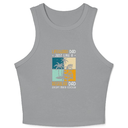 Lifeguard Lifebuoy Sea Water Sports Crop Tank Top