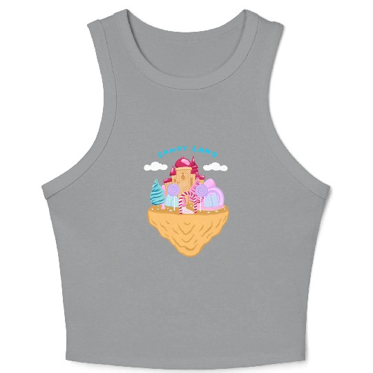 Cute Candy Land Crop Tank Top