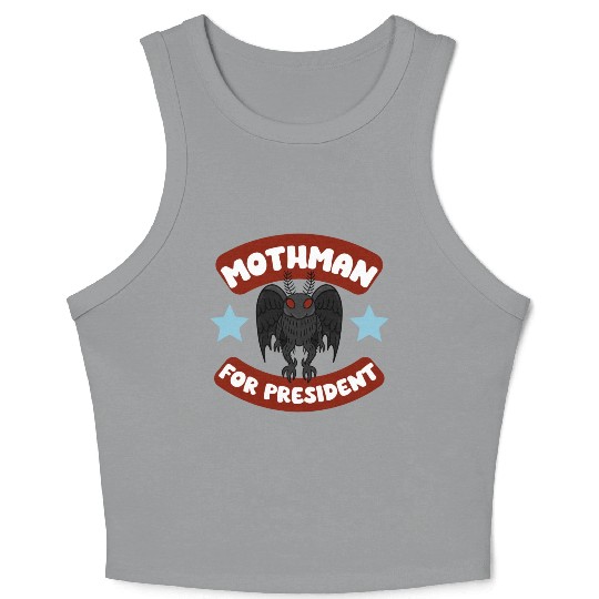 Mothman USA Election Campaign Politics 2024 Crop Tank Top