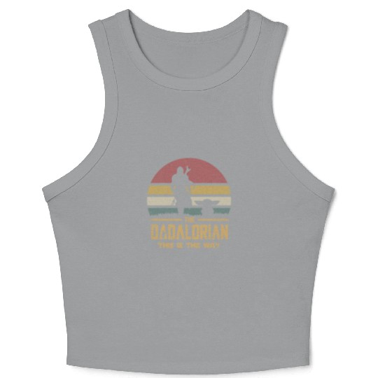 The Dadalorian And Son vintage Crop Tank Top