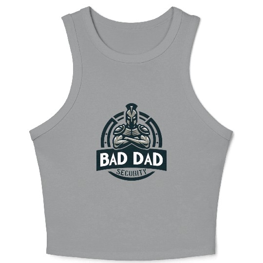 Bad Dad Security Crop Tank Top