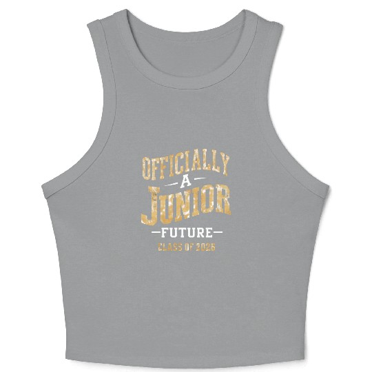 Officially A Junior Future Class of 2026 Crop Tank Top
