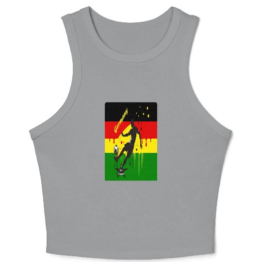 Germany: A Passion for Football Crop Tank Top
