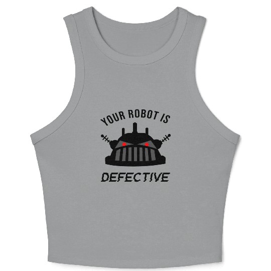 Zathura Robot is Defective Crop Tank Top