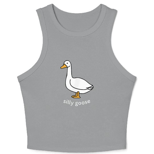 Silly Goose Cute Trendy Clothing Crop Tank Top