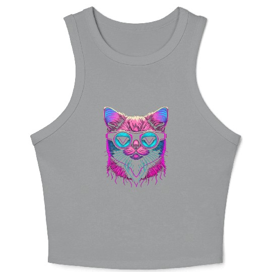 Japanese Vaporwave Aesthetic Clothes Premium Crop Tank Top