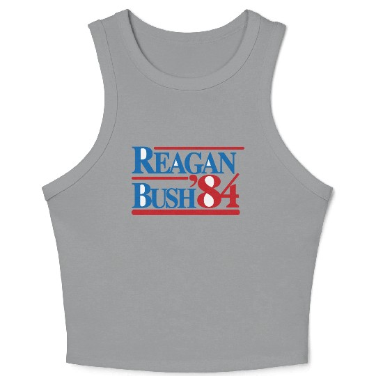 REAGAN BUSH 84 Classic Crop Tank Top