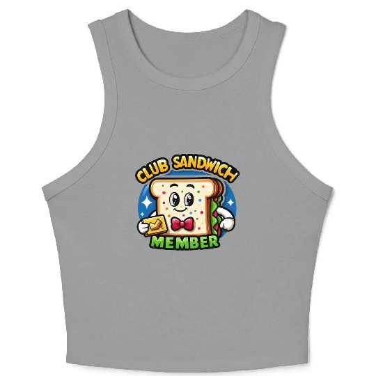 The Club Sandwich Member Crop Tank Top