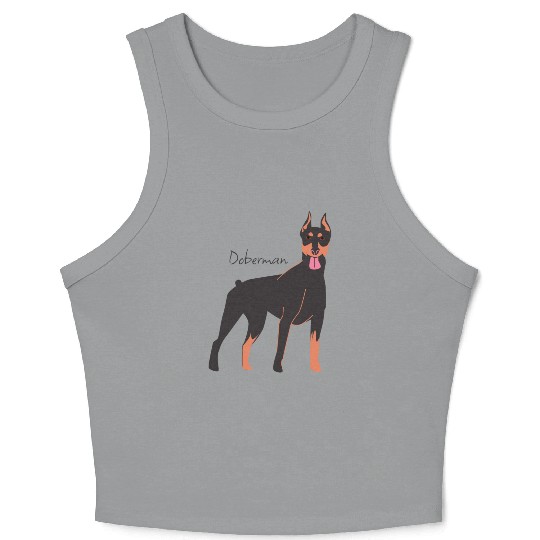 Doberman Crop Tank Top